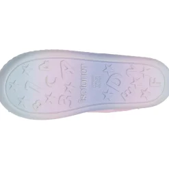 Chaussons mocassins Enfant Rose licorne