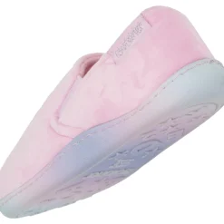 Chaussons mocassins Enfant Rose licorne