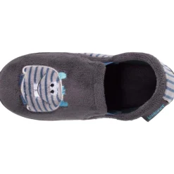 Chaussons mocassins Enfant Monstre rayé