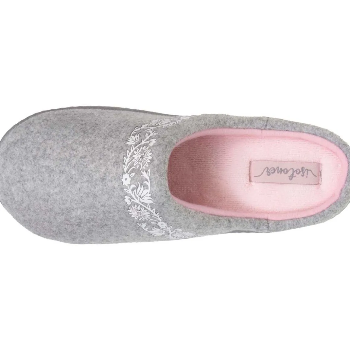 Chaussons mules Junior arabesques Gris chiné