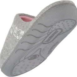 Chaussons mules Junior arabesques Gris chiné