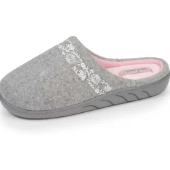 Chaussons mules Junior arabesques Gris chiné