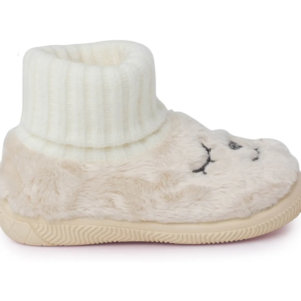 Chaussons Ours En Fourrure Douce Chaussettes