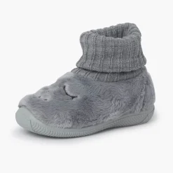 Chaussons Ours En Fourrure Douce Chaussettes
