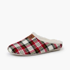 Chaussons Pure Laine Carreaux