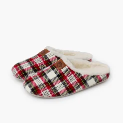 Chaussons Pure Laine Carreaux