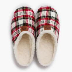 Chaussons Pure Laine Carreaux