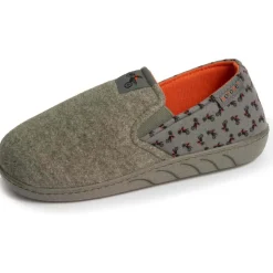 Chaussons sans-gênes Junior motos Kaki chiné