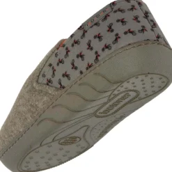 Chaussons sans-gênes Junior motos Kaki chiné