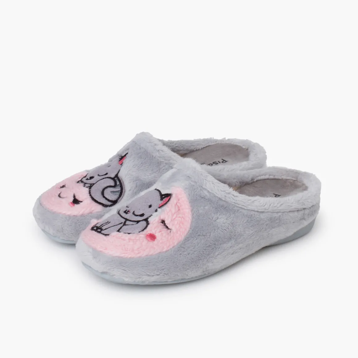 Chaussons Type Sabot Chat Et Lune