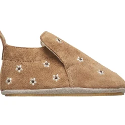Chaussures de berceau en suède PLUMARD 2 EMBR.DAISIES