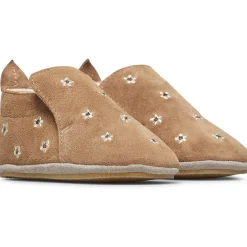 Chaussures de berceau en suède PLUMARD 2 EMBR.DAISIES