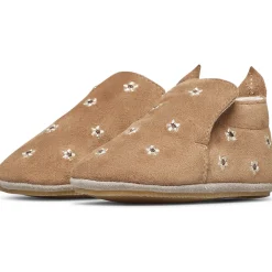 Chaussures de berceau en suède PLUMARD 2 EMBR.DAISIES