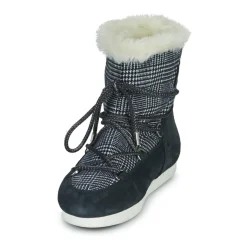 MOON BOOT FAR SIDE LOW FUR TARTAN