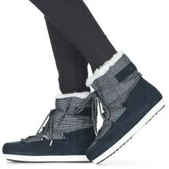 MOON BOOT FAR SIDE LOW FUR TARTAN