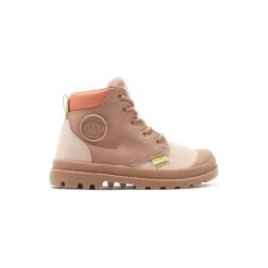 Pampa HI Cuff Kids Boots - Beige Tan/Nude Brown