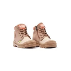 Pampa HI Cuff Kids Boots - Beige Tan/Nude Brown