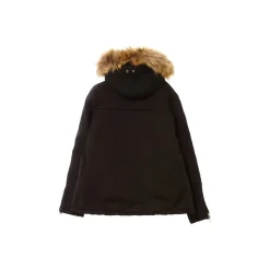 Parka Capuche Fourrure Fille PARKA Noir