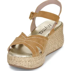 Sandales et Nu-pieds Myma 8360-00-VEL-TAN
