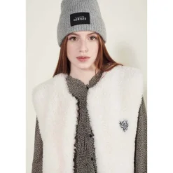 Veste sans manches okagi crème